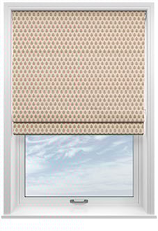 Emily Bond Jaipur, Rust - Twist&Fit Roman Blind